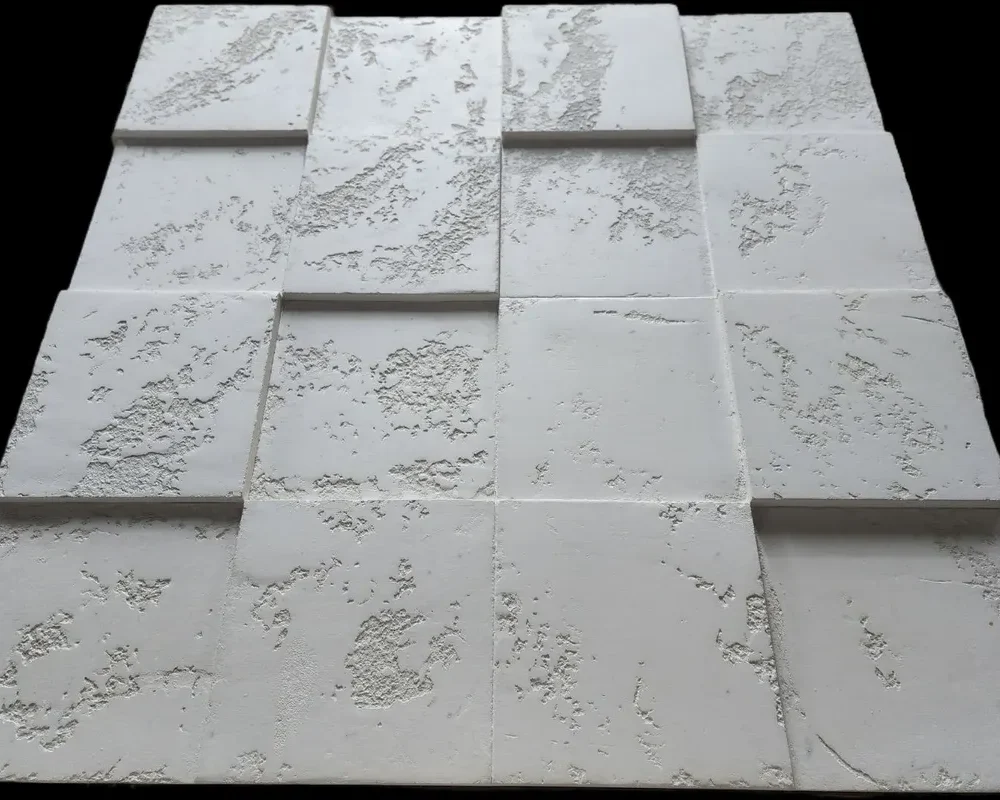 3D GIPSANI PANELI DEKORATIVNI ZIDNI PANEL ENTERIJER BETON CUBES