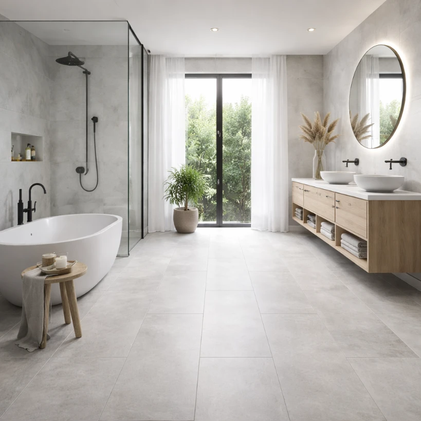 5962 SPC podna obloga Urban Concrete enterijer