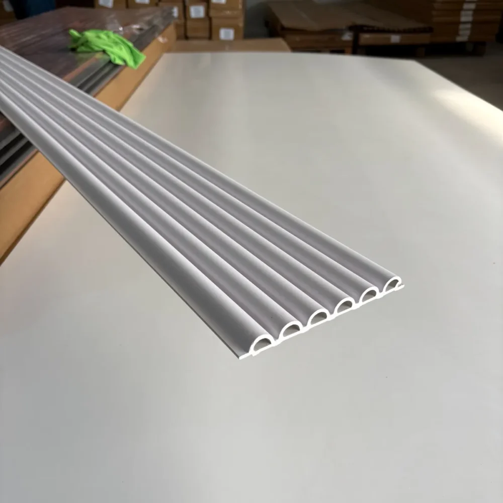 3D WPC dekorativni zidni paneli inverse wave SMOOTH WHITE