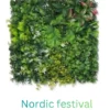 ZELENI ZID 50X50 UV STABILAN NORDIC FESTIVAL