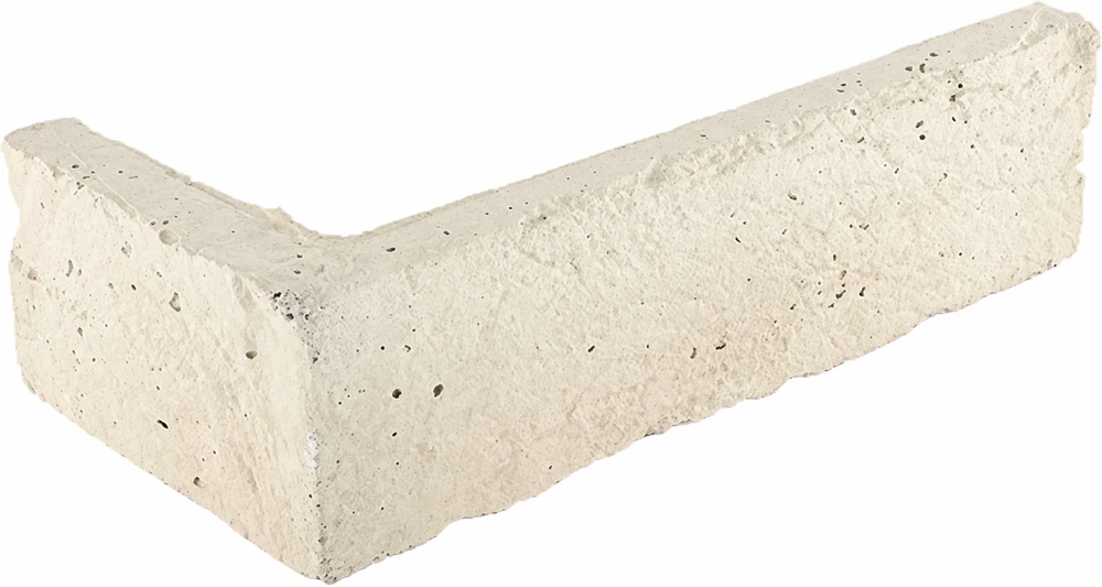 polydecor-cigla-zlatar-ugao-bela Ugaoni element dekorativne cigle zlatar na beloj pozadini