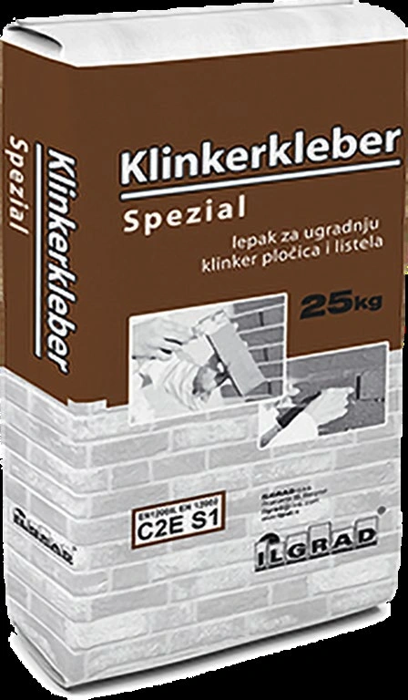 Klinkerkleber Spezial lepak za ciglice 25 kg Kataloška slika: Klinkerkleber Spezial lepak za ciglice 25 kg