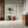 SPC podna obloga Vilo Concrete Dust – primena u kupatilu