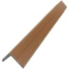 WPC završni L profil za tri rebra Teak – 2900 × 50 × 50 mm