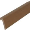 WPC završni L profil Teak/Black – 2900 × 50 × 50 mm