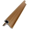 WPC fasadni ugao za tri rebra Teak – 2900 × 63 × 63 mm