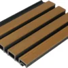 WPC fasadni kit kat panel Teak/Black – 2900 × 222 × 25 mm