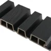 WPC Barcode fasadni panel Black – 2900 × 268 × 33 mm